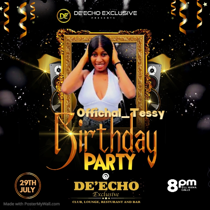 BIRTHDAY CELEBRATION Instagram Post template