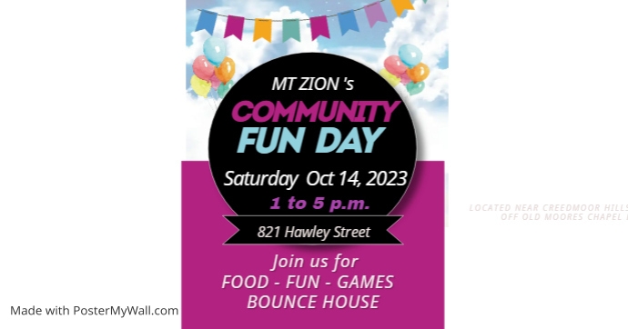 community fun day | PosterMyWall