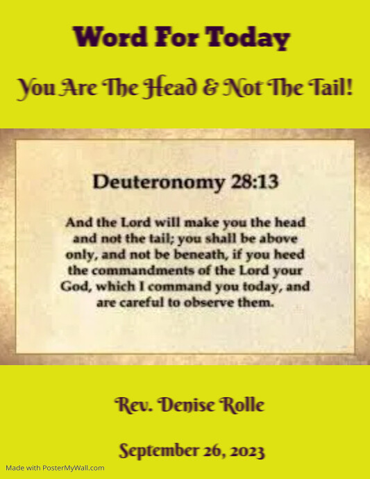 Head Not Tail PosterMyWall