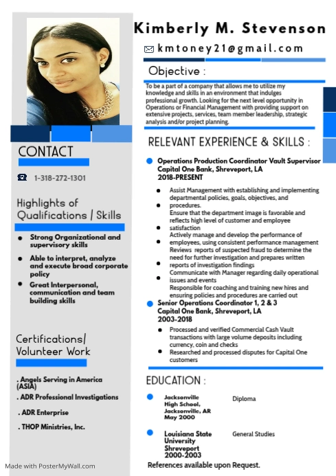 curriculum vitae resume design template A4