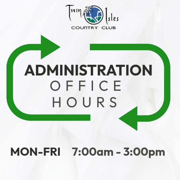 Admin Office Hours Instagram Post template