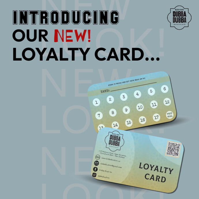 Loyalty card post PosterMyWall