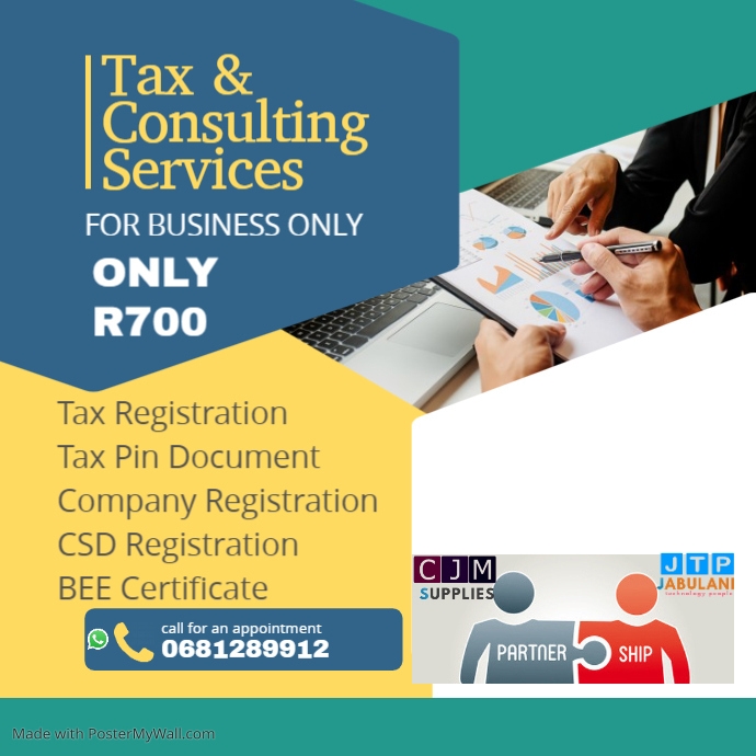 Copy of Tax & Consulting Services instagram | PosterMyWall