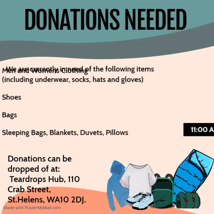 Clothing Drive Flyer | PosterMyWall