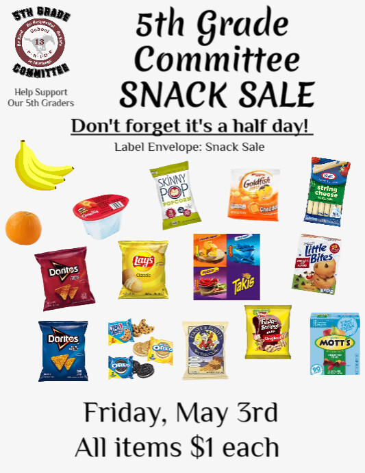 Snack Sale PosterMyWall