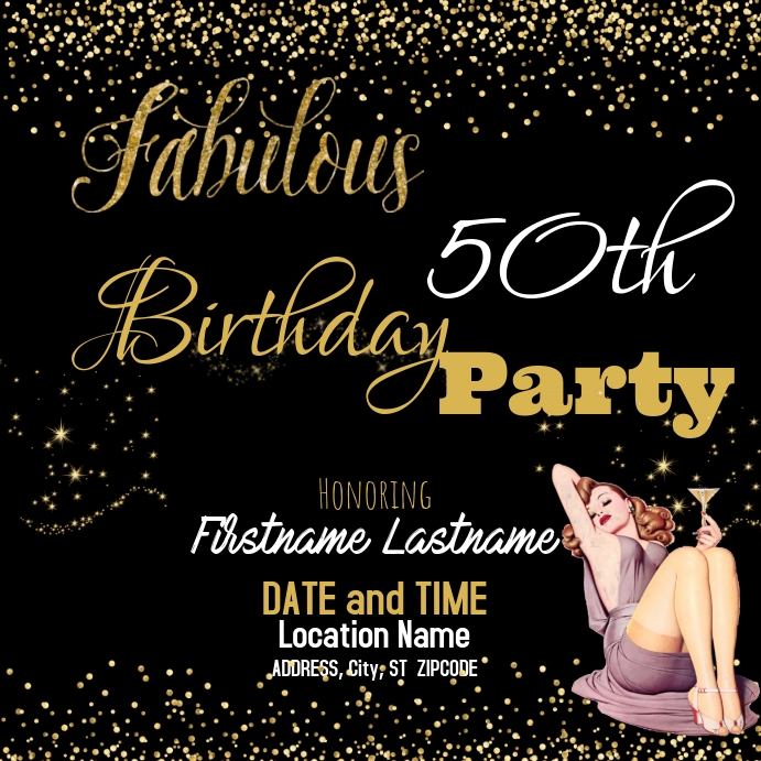 Copy of Fabulous 50 PosterMyWall