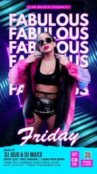 Fabulous Fridays Template | PosterMyWall