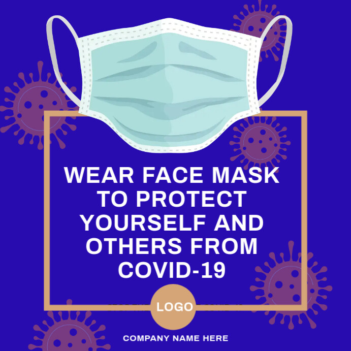 Using Mask Poster Copy of Face Mask Covid-102b | PosterMyWall