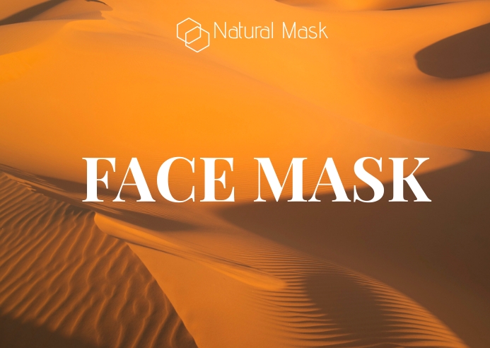 Face mask label Template | PosterMyWall