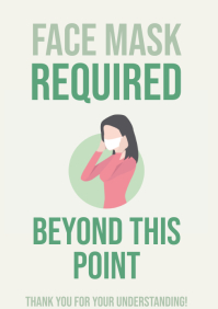 Face Mask Required Door Sign Coronavirus 2 Template | PosterMyWall