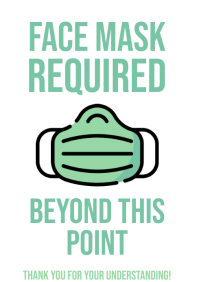 Face Mask Required Door Sign Coronavirus Template | PosterMyWall