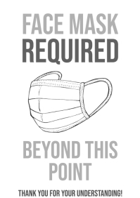 Face Mask Required Door Sign Coronavirus 2 Template | PosterMyWall Face Mask Required Door Sign Coronavirus 2 Template | PosterMyWall