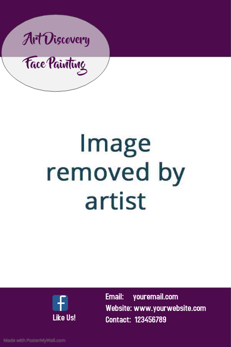 Face Painting Template Postermywall