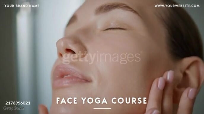 Face Yoga Presentation | Zoom Video Template Präsentation (16:9)