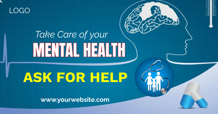 Facebook ad mental health template