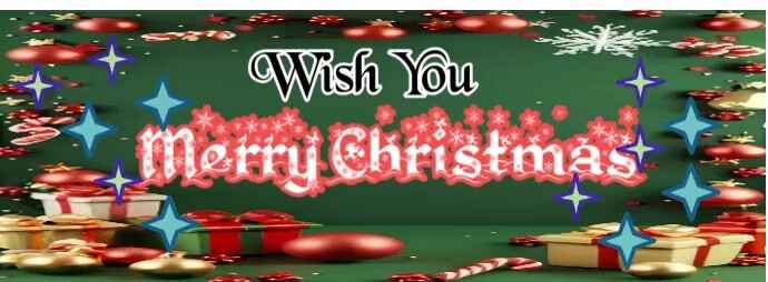 Facebook cover Christmas post design template