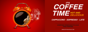 Facebook Cover Coffee Flyer Zdjęcie w tle na Facebooka template