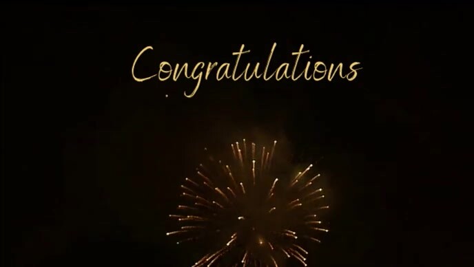 Facebook. Congratulations Facebook cover Congratulations fireworks Template | PosterMyWall