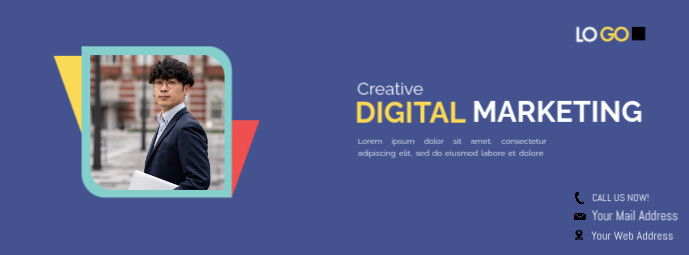 Facebook Cover Creative DIGITAL  MARKETING template