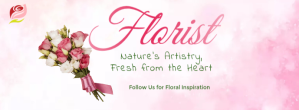 Facebook Cover Design for Floral Store Zdjęcie w tle na Facebooka template
