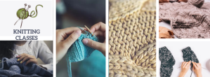 Brown Knitting Classes Facebook-Cover Template