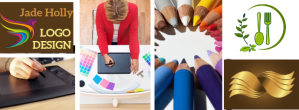 สีขาว Logo Design Showcase Facebook Cover Photo Template