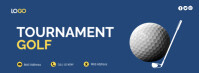Facebook Cover TOURNAMENT GOLF Facebook-omslagfoto template