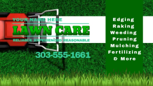 Green lawn care services Facebook-covervideo Template