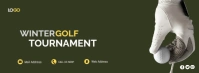 Facebook Cover WINTER GOLF TOURNAMENT template