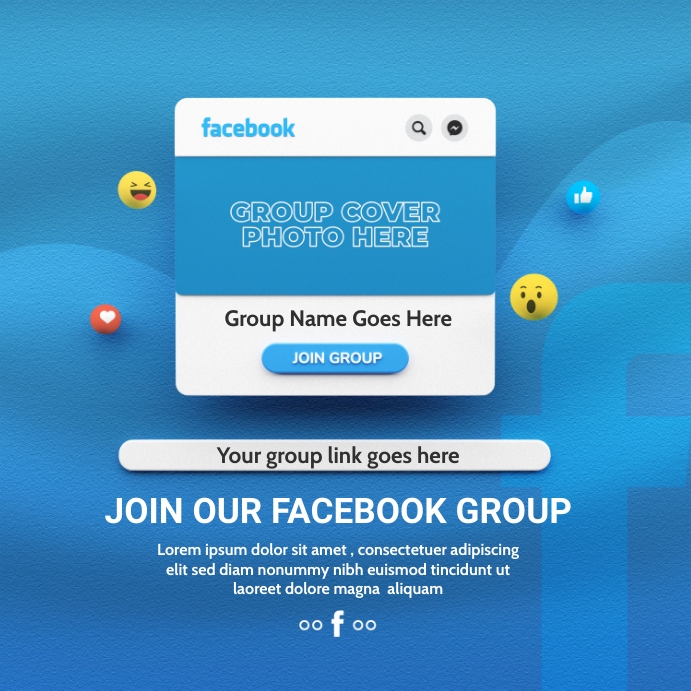 Facebook Group Page Template