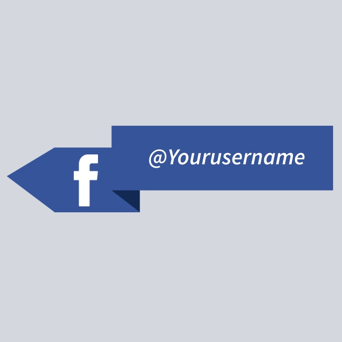 Facebook Icon Lower Third Template PosterMyWall