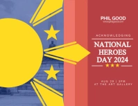 Facebook Image National Heroes Day Volantino (US Letter) template