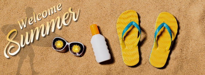 Facebook image template,cover,summer,beach