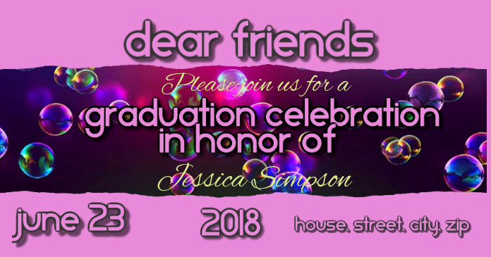 Facebook Invitation Template Postermywall