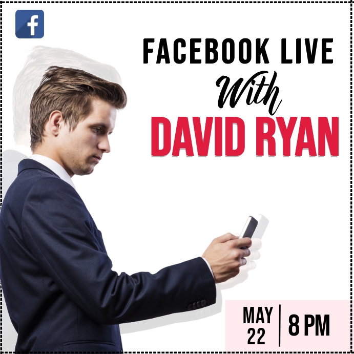 Copy of FACEBOOK LIVE ANNOUNCEMENT PosterMyWall