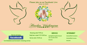 Facebook Live Event- Funeral Live Stream template