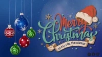 Facebook Merry Christmas Cover Video Template