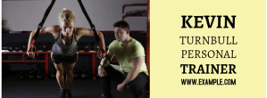 Facebook Personal Trainer Banner Facebook-coverfoto template