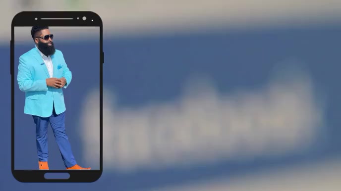 Facebook Video Digital Display (16:9) template