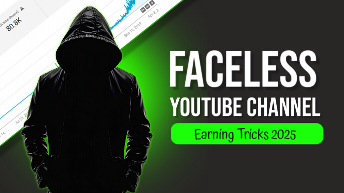 How to make money on YouTube without showing your face thumbnail concept