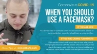 Facemasks for Coronavirus Prevention Facebook template