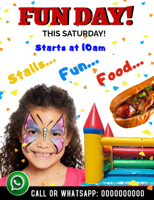 Facepainting Template PosterMyWall