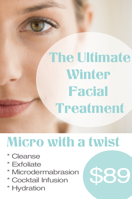 Facial Microdermabrasion Template PosterMyWall