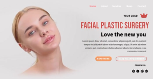 Facial Plastic Surgery Video Imagen Compartida en Facebook template