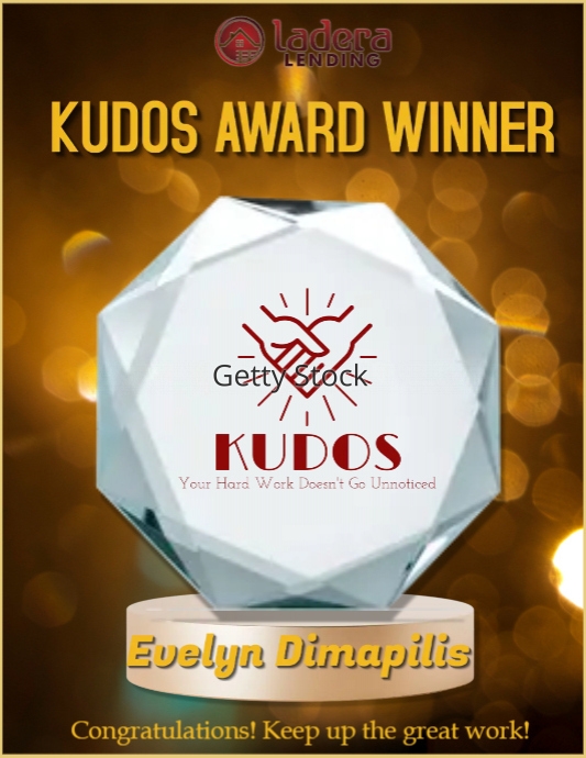 KUDOS Award PosterMyWall