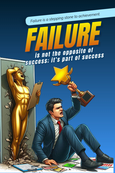 Failure Poster template