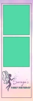 Fairy Birthday Party Photo Booth 2x6 Photo St Banner 2' × 6' template