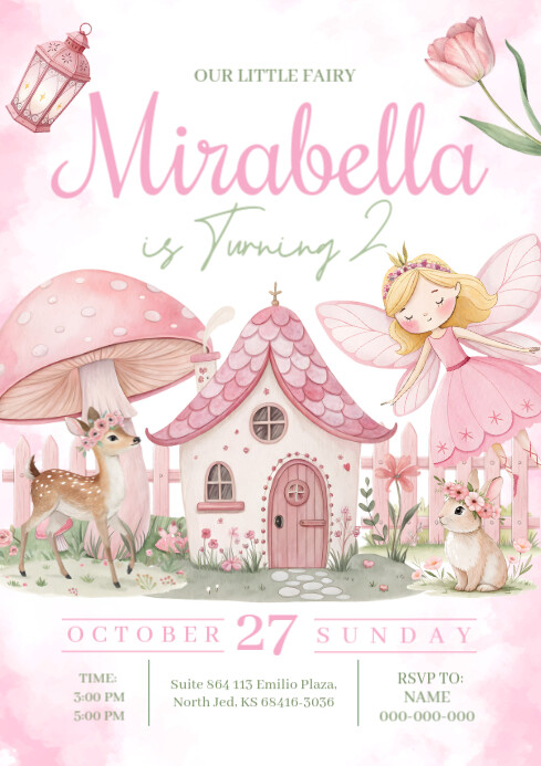Fairy A4 template