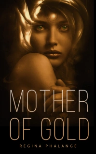 fairy fiction gold woman book cover template Sampul Kindle/Buku