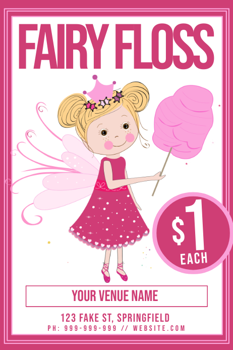 Copy of Fairy Floss Poster | PosterMyWall